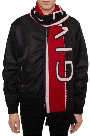 Szal z wyszytym wzorem z logo, zdjęcie 2 Szal z wyszytym wzorem z logo od Givenchy